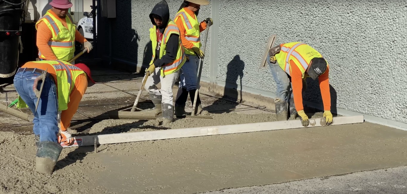 Sidewalks, Walkways & Flatwork service by professional concrete contractor in Dania Beach, FL